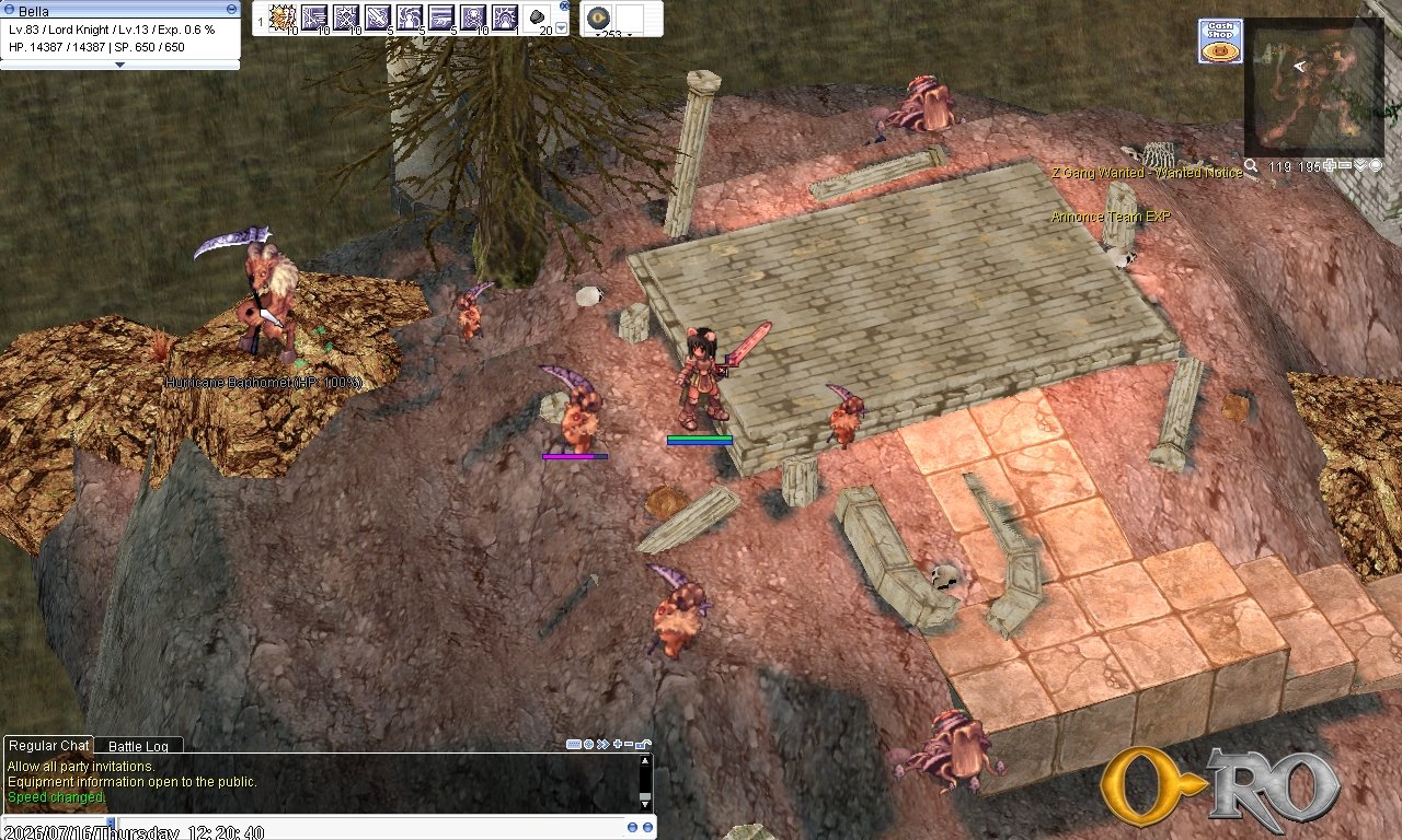 Floor 3 — the bottom, and its Hurricane Baphomet.